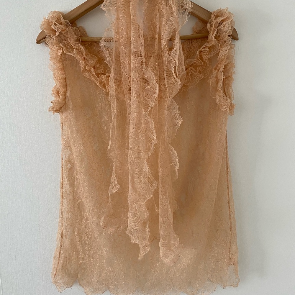 Chanel lace blouse